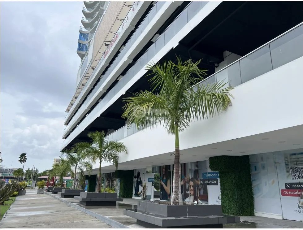 SE ALQUILA LOCAL COMERCIAL THE SANDS APARTAMENTS EN AV. BALBOA 135 M2