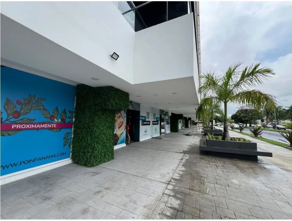 SE ALQUILA LOCAL COMERCIAL THE SANDS APARTAMENTS EN AV. BALBOA 85 M2