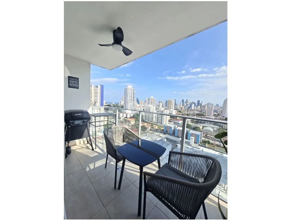 CARRASQUILLA / PH MIDPARK / 83M2 / 2 HABITACIONES / BALCON / AMOBLADO