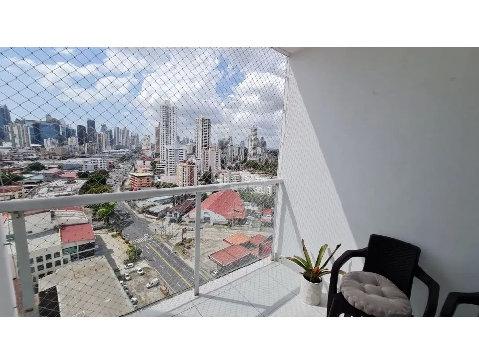 SE ALQUILA APARTAMENTO EN METROPOLITAN PARK DE 2 HABITACIONES AMOBLADO