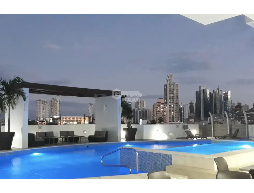 SE ALQUILA APARTAMENTO EN METROPOLITAN PARK DE 2 HABITACIONES AMOBLADO