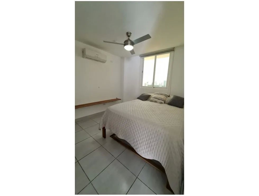 SE ALQUILA APARTAMENTO EN METROPOLITAN PARK DE 2 HABITACIONES AMOBLADO