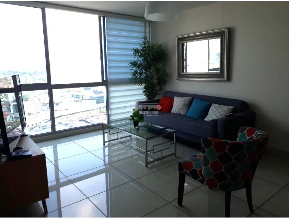 VIA ESPAÑA / TORRES DE CASTILLA / 80M / 2 HABITACION / FULL AMOBLADO