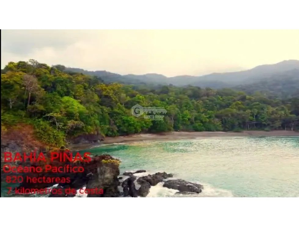 DARIEN / BAHIA PIÑA / 820 HECTAREAS / ISLA TOTALMENTE VIRGEN / AG