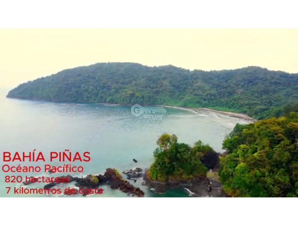 DARIEN / BAHIA PIÑA / 820 HECTAREAS / ISLA TOTALMENTE VIRGEN / AG