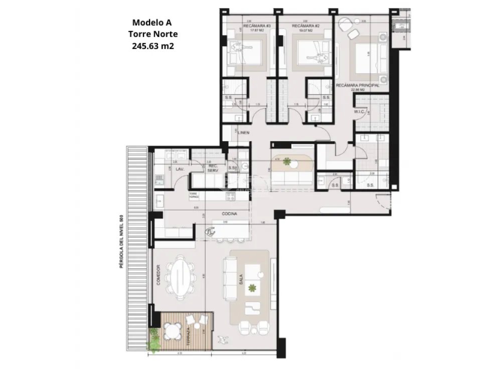 Apartment for sale in Costa del Este