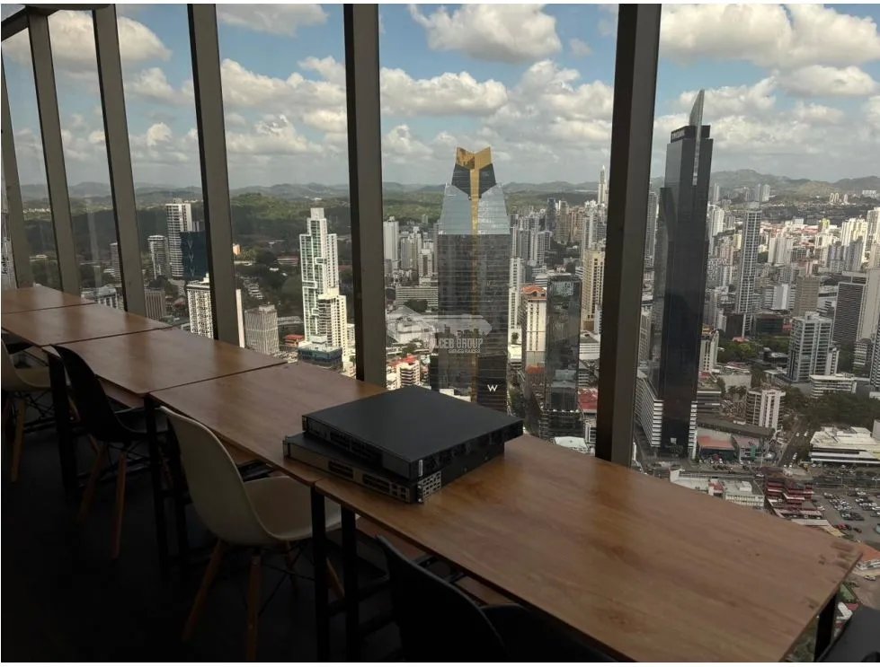 ALQUILER DE OFICINA DE 168M EN AVENIDA BALBOA TORRE BICSA AMOBLADA