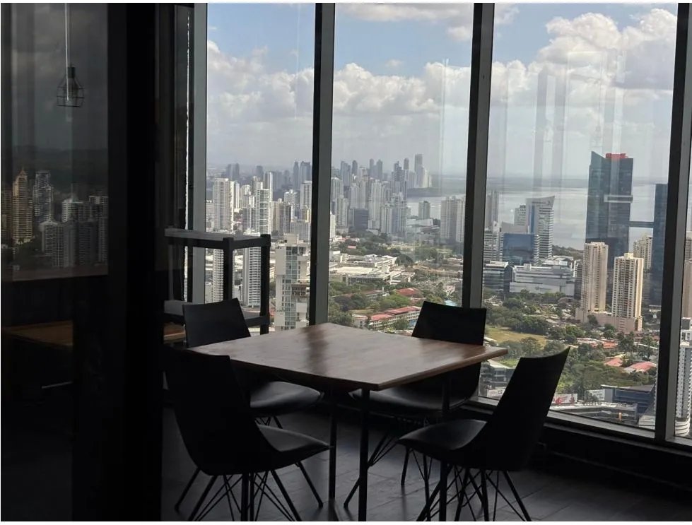 ALQUILER DE OFICINA DE 168M EN AVENIDA BALBOA TORRE BICSA AMOBLADA
