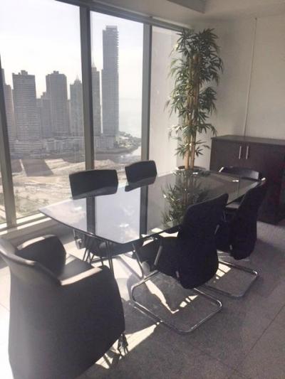 Fully finished office in torre bicsa, located in av. balboa, high floor and 24 hour security. the